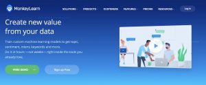 MonkeyLearn Sentiment Analysis tool
