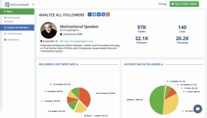 Twitter follower audit Twitter tool