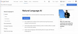 Google Sentiment Analysis Tools 